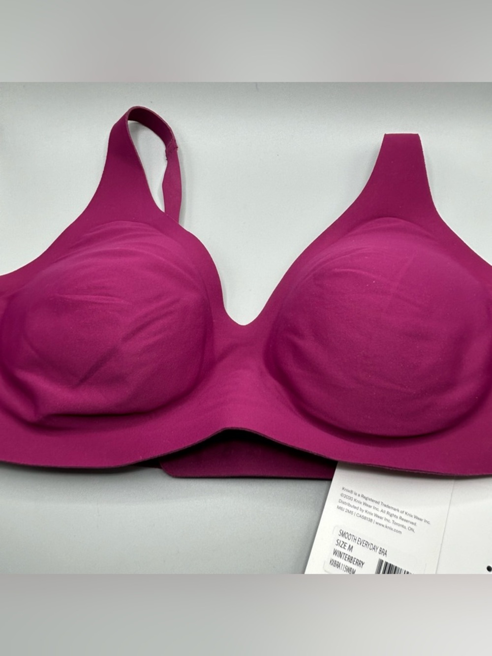 KNIX Winterberry Revolution Bralette Size M Wireless Comfort Smooth Soft Modern